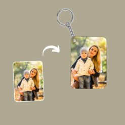 Customized Photo Printed Ractangle Keychain