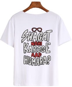 Designer T-shirt Swagat nahi karoge hamara