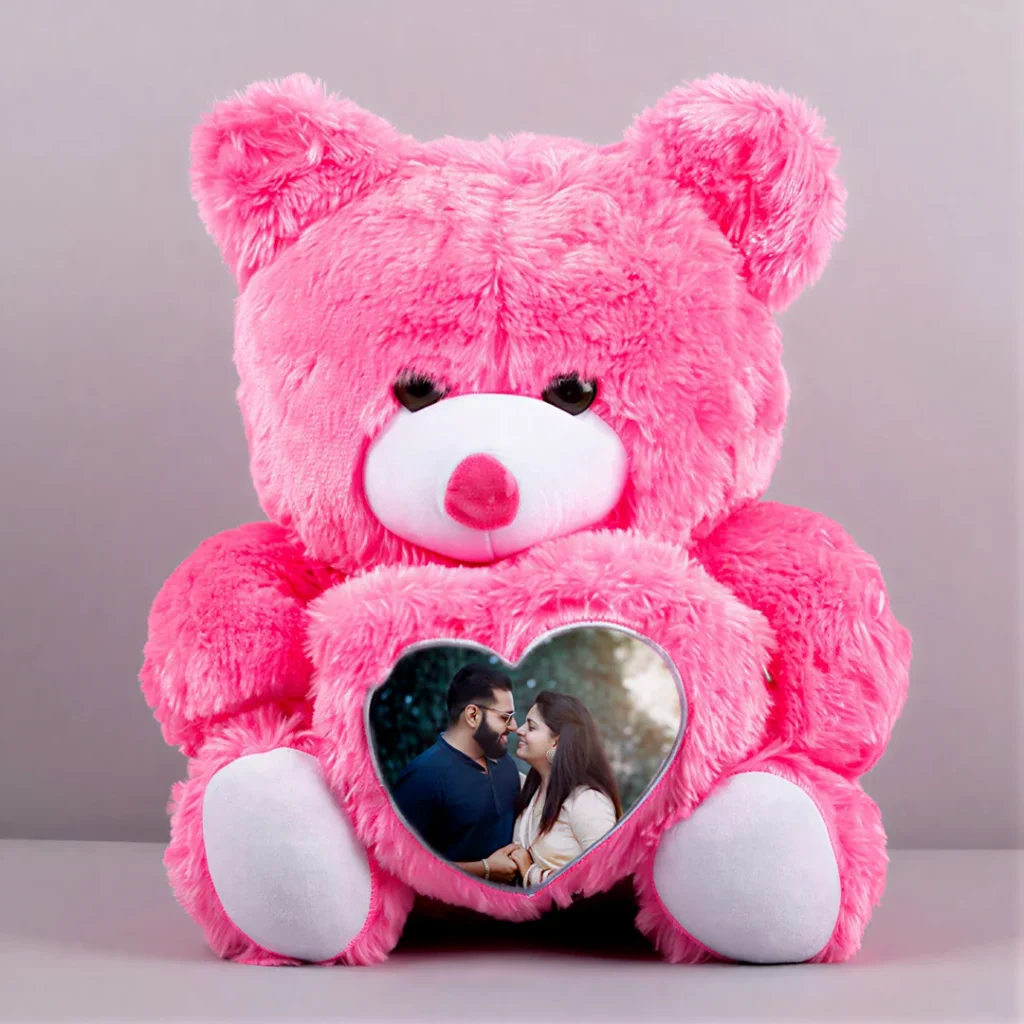 Photo Printed Teddy Bear