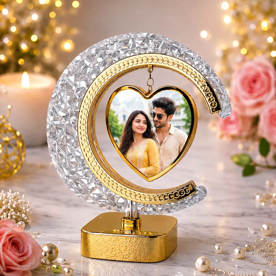 Half Moon Led Magic Photo Mirror