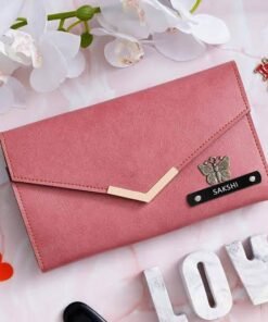 Name Printed Ladies Wallet 3Fold Clutch