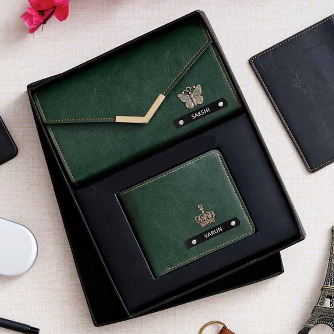 Customized Men & Women Wallet Combo - Image 3