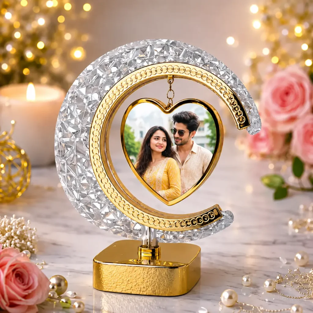 Half Moon Led Magic Photo Mirror