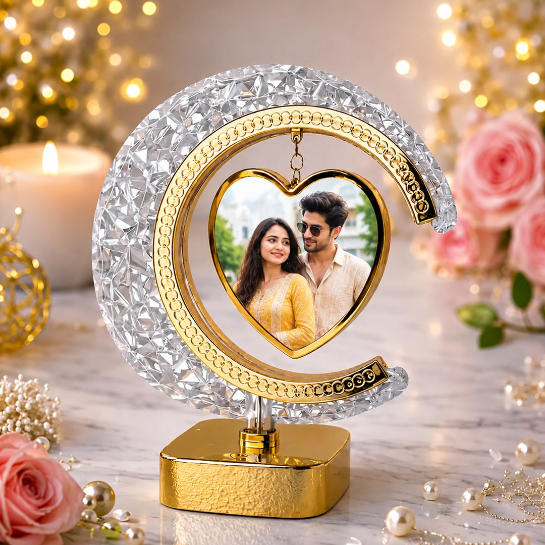 Half Moon Led Magic Photo Mirror