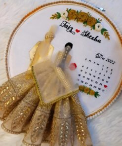 Weeding Embroidery Hand Craft Design Frame
