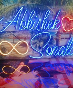 Couple name Printed Led Neon Light 2
