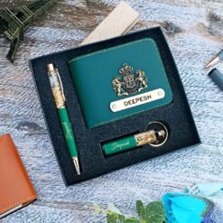 Name Printed Wallet Pen And Key chain Combo