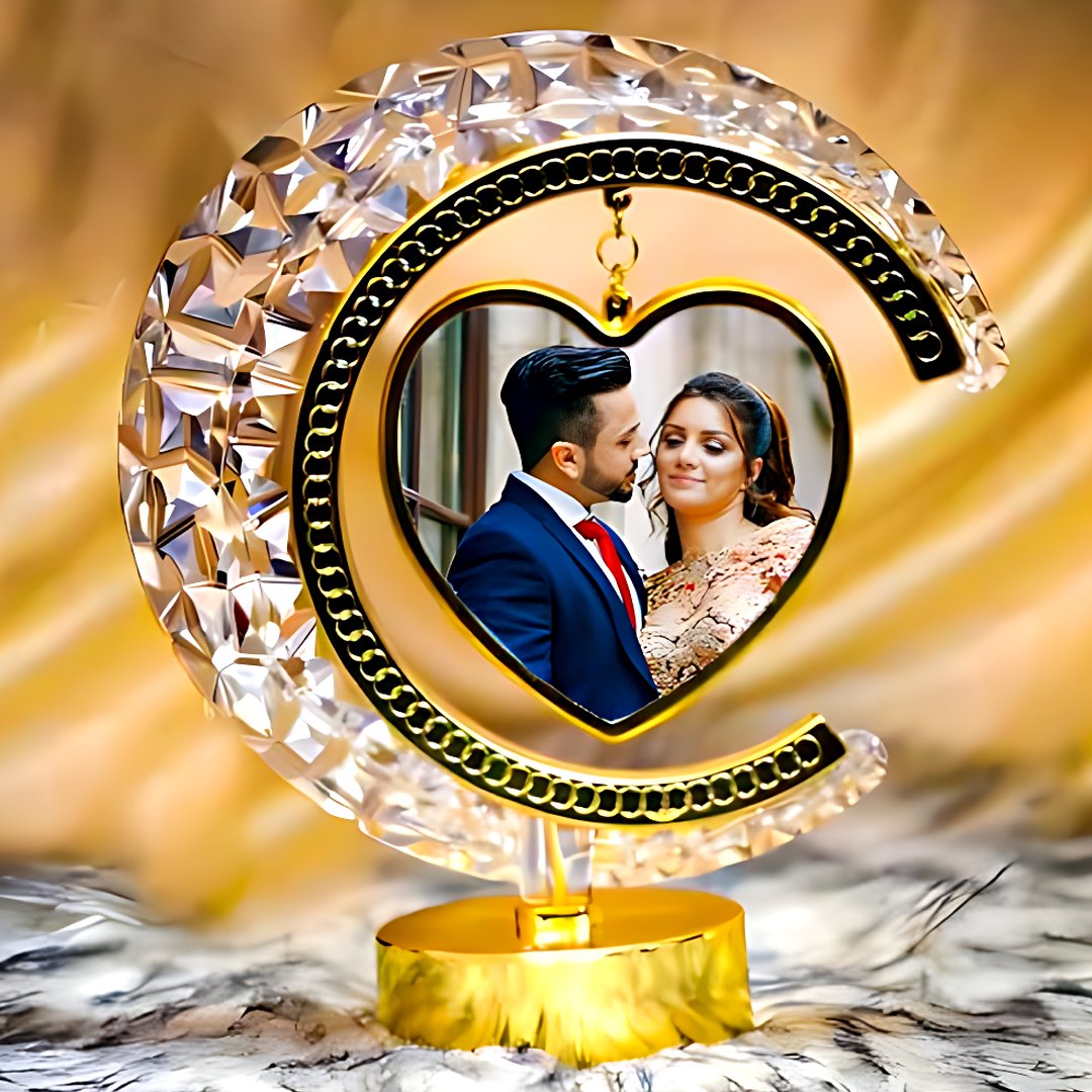 Half Moon Led Magic Photo Mirror