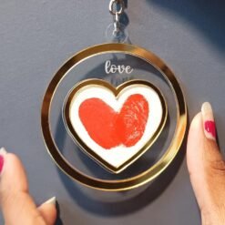 Couple Thumb Impression keychain
