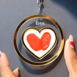 Couple Thumb Impression keychain