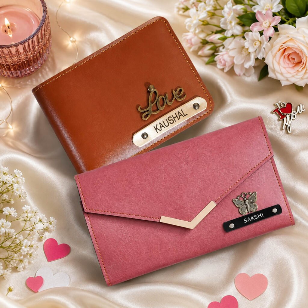 Customized Men & Women Wallet Combo