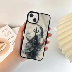 Shiv Ji With Trishul Designer Premium Metal Case