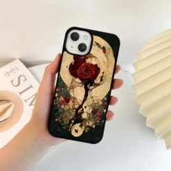 Red rose Designer Premium Metal Case